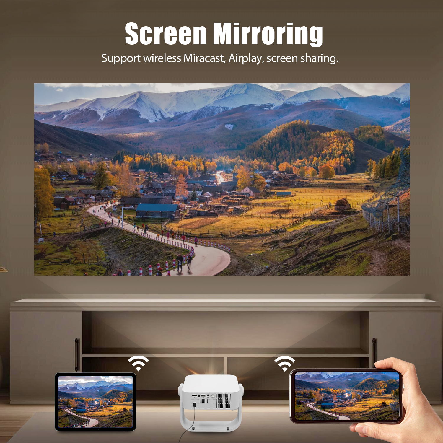 DataMax GP91 280ANSI Google TV built-in Projector
